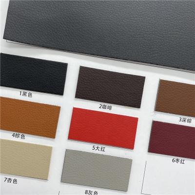 China Waterproof to endurasoft stock car interior upholstery fabric PU lychee faux leather leather for sale