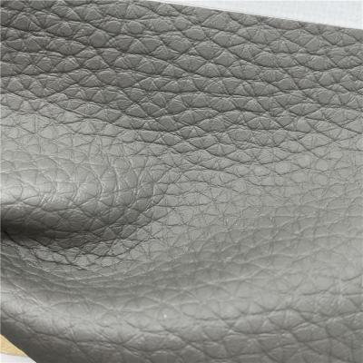 China Waterproof High Quality Faux Synthetic Leather PVC Suede Backing Car Fabric Upholstery Leatherette Microfiber for sale