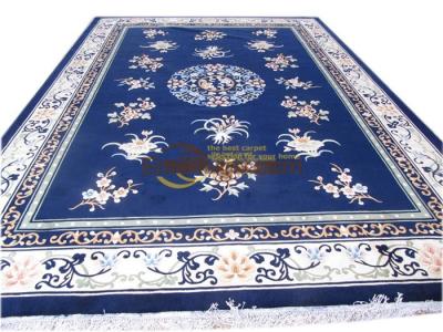 China Hand knotted red carpet European and American style blend rug woolen woolen blankets tapestry aubusson price for sale