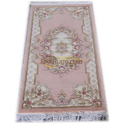 China European and American style aubusson blankets for royal palace handmade adorned rug cut wool mosque rug wool blanket for sale