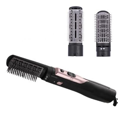 China Outdoor Hot Product 1200W Blow Dryer Hair Straightener Curler Styling Tool 3 in 1 Hot Black Hair Styler Airbrush Comb for sale