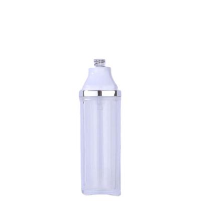 China Personal Care 30ml Airless Clear Plastic Bottle With Pump For Skin Care Cosmetic Bottle for sale