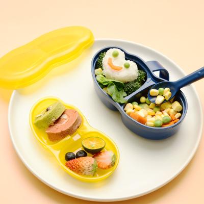 China Children's No Puddle Anti Baby Multifunction Plastic Bowl With Lid for sale