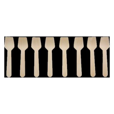 China Dispoasble 110mm Your Logo On A Disposable Wooden Ice Cream Scoop For Sale for sale