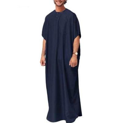 China Wholesale cotton dubai men plus size burkha turkish satin abaya arabic kaftan designs clothing for men for sale