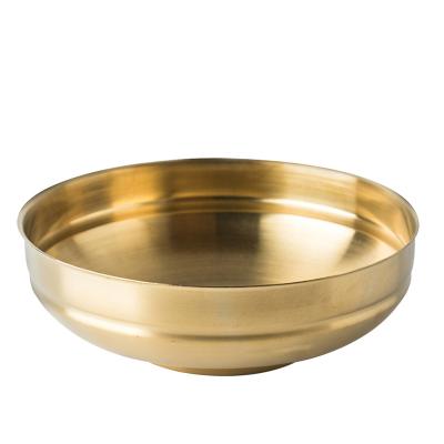 China Viable original manufacture noodle bowl stainless steel back side bright cold cold noodle bowl for sale