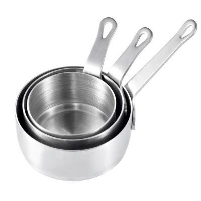 China SF017 2021Top Sales Minimalist Sauce Pan Sauce Pot With Handle Stainless Steel Sauce Pan for sale