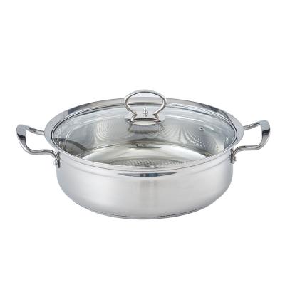 China Multi-function hot-selling sustainable best-selling stainless steel hot pot large capacity hot pot for sale