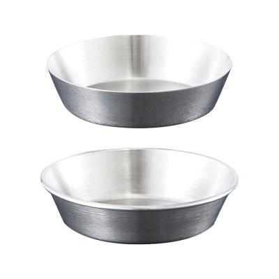 China Sustainable restaurant brushed dull seasoning dish seasoning small snack snack round sauce dish for sale