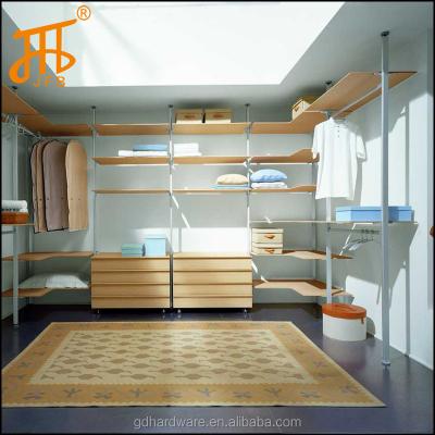 China Custom Wardrobe Pole System Open Wardrobe Bedroom Cabinet for sale