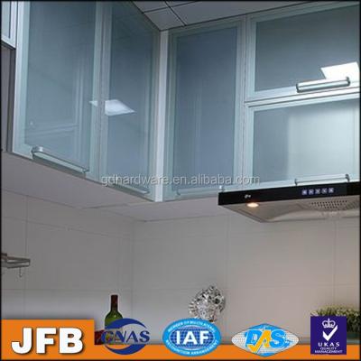 China Aluminum Frame Aluminum Cabinet Profile Cabinet Design Swing Kitchen Glass Door For Modern Sideboard Popular In Philippines for sale