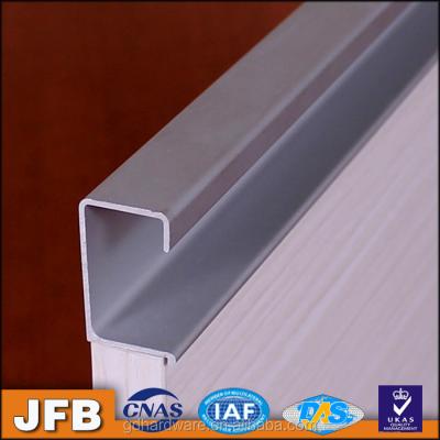 China Durable 6063 Aluminum Frames Profile Furniture Aluminum System Aluminum Profile Sideboard Handle L Shaped Profile for sale