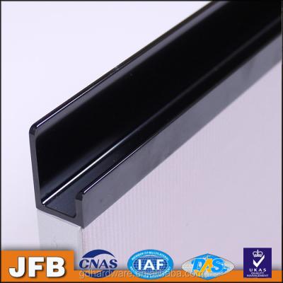 China Durable Sideboard Handles Aluminum L Handle Aluminum Profile Black Aluminum Profile Sideboard Finish for sale