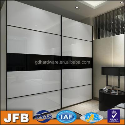 China Design Aluminum Moisture Proof Bedroom Inside Sliding Doors Wall Mounted Wardrobe for sale