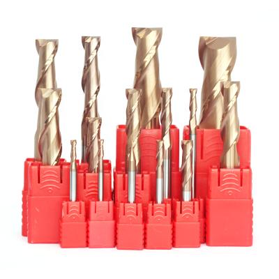 China High Quality Square Carbide RLD Milling Cutter HRC55 End Mills Fresas 2 Flutes AlTiSiN Coating For Hard Steel for sale