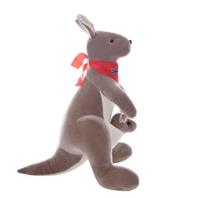 China Wholesale Soft Plush Stuffed Animal Toys For Sale Kids Toys Kangaroo Plush Custom for sale