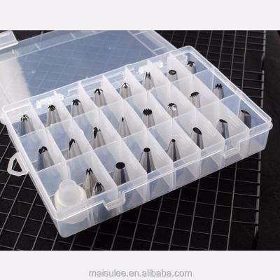 China Sustainable 24 PCS Fondant Tools Cake Decorating Icing Piping Nozzles Set for sale