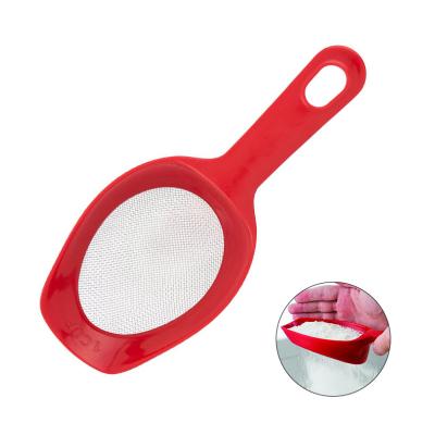 China 304 Stainless Steel Flour Sieve Powdered Sugar Sieve Fish Dumpling Mesh Sieve Outdoor Super Sieve Sustainable Cooking Tools for sale