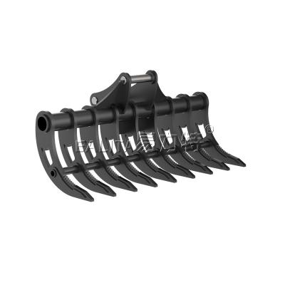 China Heavy Duty Excavator Attachment Excavator Attachment Root Rake E-RRA6-1500-S50 for sale