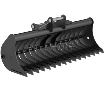 China Excavator Attachment Excavator Attachment Rake E-RA1-1200-S30 for sale