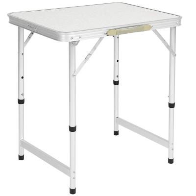 China Modern Adjustable Height Table Picnic Metal Outdoor Aluminum Portable Folding Table for sale