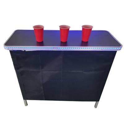 China Modern Aluminum Portable Folding LED Party Garden Bar Table for sale