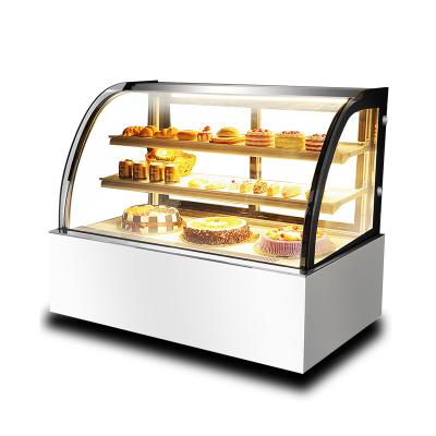 China 2021 Double-temperature Bakery Refrigerator Cabinet Cake Cake Cabinet for sale