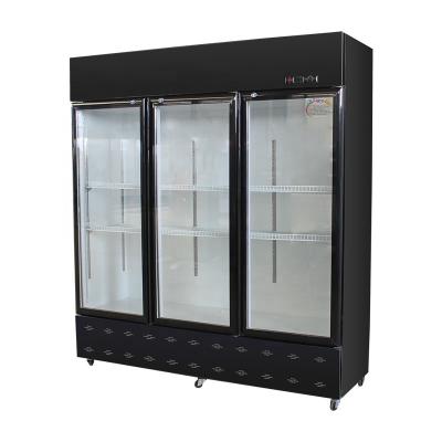 China 2021 Double-temperature Flower Glass Door Display Showcase Display Fridge Refrigerator Commercial Refrigeration Equipment for sale