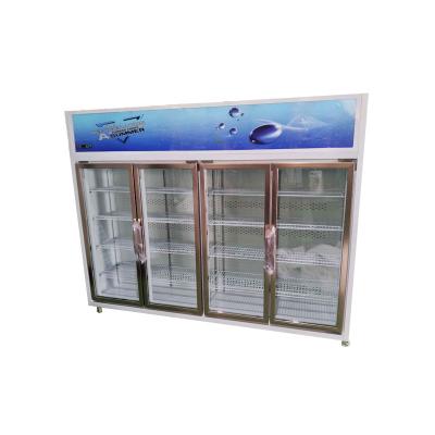 China 2021 Vertical Commercial Double-temperature Cabinet Refrigeration Cabinet Single-door Cool-keeping Double Door Be for sale