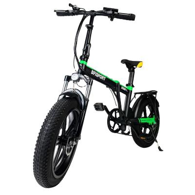 China Hot selling aluminum alloy cheapest electric tire fat bike 250w 36V 6.4A battery folding bike two wheel electric ebike electric bicycle for sale