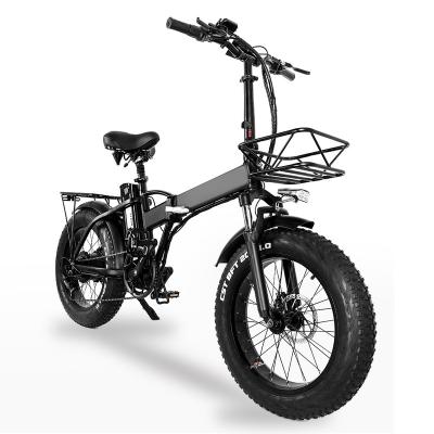 China Aluminum Alloy EU Warehouse 48v/15ah 750W Hot Fast Electric Bicycle Dirt Bike For Adult 20*4inch Fat Tire Bike for sale