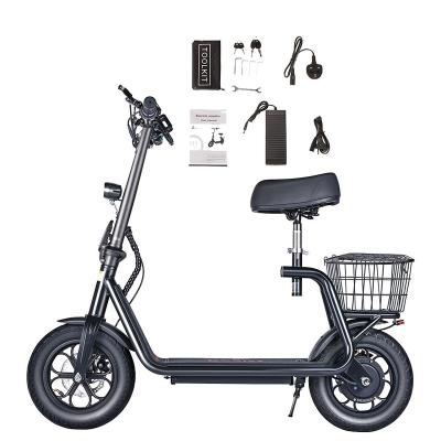 China Unisex 500W Self Balancing Electric Scooter Powerful 48v 11ah Lithium Ion Battery For Foldable Electric Scooter E-scooter For Adult for sale