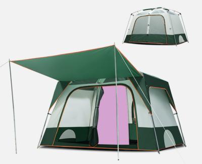 China Camouflage Light Weight Game Tents Two Tent / Portable Family Travel Large Room One Hall Field Folding Outdoor Camping Tents for sale