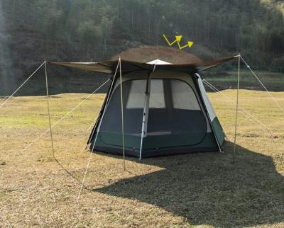 China Camouflage/Field Game Wholesales Outdoor 8-10 Person Camping Tents Mountain Waterproof Raising Noise Up Camp Family Tents for sale