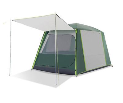 China Camouflage Game Sales Tents Double Layer Two Room One Room Living Room / Hot Outdoor 6-8 Person Family Large Field Camping Hiking Tents for sale