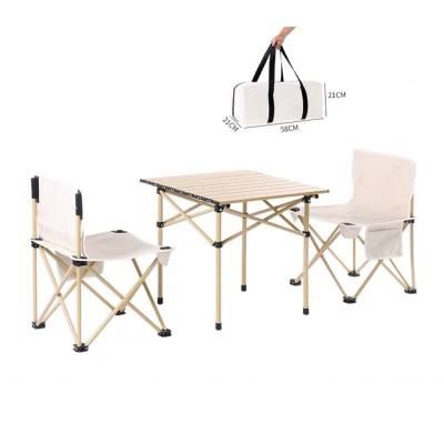 China Wholesale Lightweight Luxury Portable Multifunctional Lightweight Folding Picnic Car Table And Chair Furniture Glamping Outdoor Camping Set for sale