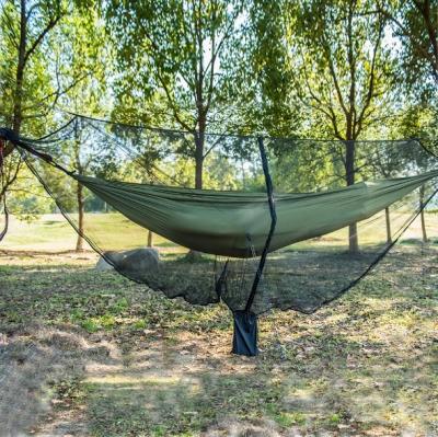 China Durable Size Quality Mosquito Swing Heavy Duty Portable Outdoor Hanging Tent Mosquito Net Camping Hammock Mesh for sale