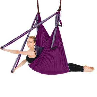 China NEW Durable Parachute Flying Yoga Hammock Swing Trapeze Anti-Gravity Aerial Sling For Yoga Sport Hammocks for sale