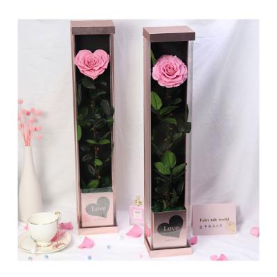 China Valentines Day Gifts Al por mayor valentine gift flower valentine gift valentine stelo fiori longlast encantada de naturale fiori eterna preserved flower rosa preservadas for sale