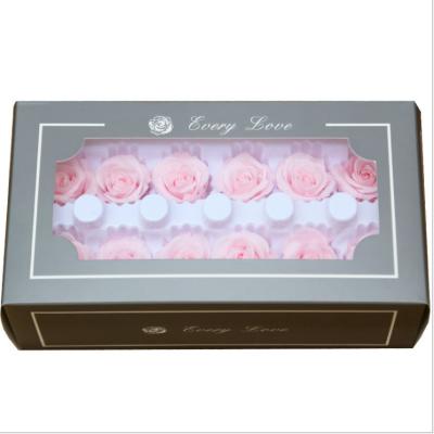 China Wedding folk home decor Art Factory supply roses red rose eternal flower heads gift box 3-4 cm preserved rose for sale for sale