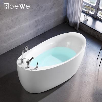 China Freestanding Modern Style Seamless Single Bathtub , Customize Color Freestanding Bathtubs Acrylic Soaking Tub for sale