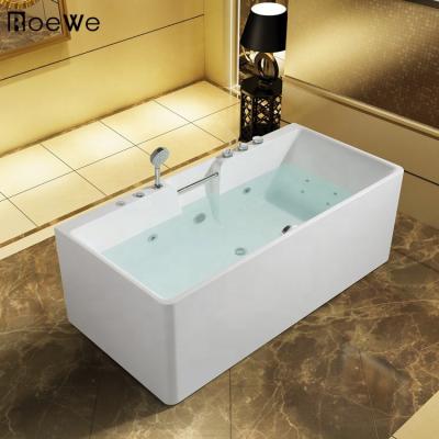 China Cheap hydrotherapy massage single corner style rectangle whirlpool bathtubs in Foshan,acrylic hydromassage bathtub for sale