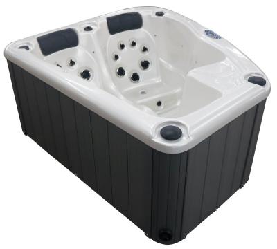 China Large Modern Comfortable Spa Tubs With 2 Pillow Bath Tub Outdoor Massage Tub Supplies Outdoor Spa Tubs for sale