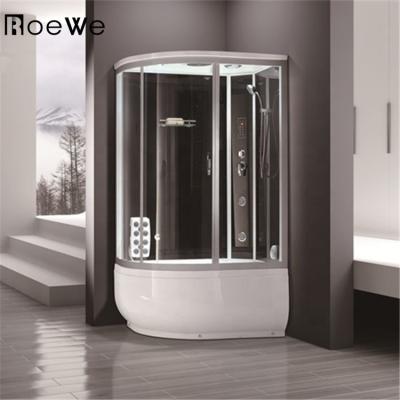 China Modern Indoor Bathroom Shower Box Steam Cabins Luxurious Style Steam Shower Room In Foshan, Dubai With Bathtub for sale