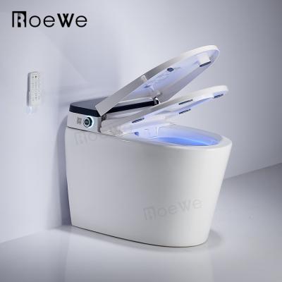 China Good Quality Instant Light Smart Night Toilet Heating Tank Water Bidet Toilet Concealed Hot Selling Automatic WC for sale