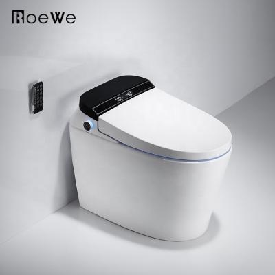 China Bathroom Automatic Ceramic Sanitary Intelligent Electric Commode One-Piece Automatic Operation Smart Toilet for sale