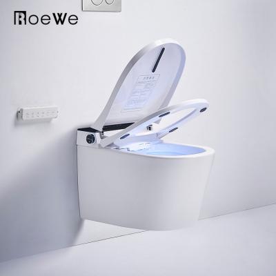 China Automatic Operation European Standard Intelligent Smart Toilet Wall Hung Toilet WC Wall Mounted Intelligent Smart Toilet for sale