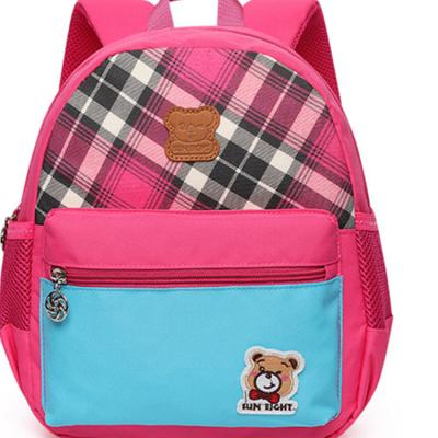 China British Kindergarten Waterproof Bag Stripe Girl Bag Large Capacity Schoolbag Lovely for sale