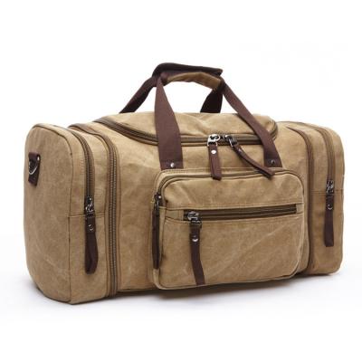 China Fashion Travel Duffel Bags Canvas Classic Weekend Tote Bag Overnight Bag For Men And Women for sale