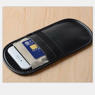 China New Design Black Leather NATIONAL Men RFID Blocking Car Key Bag From China for sale